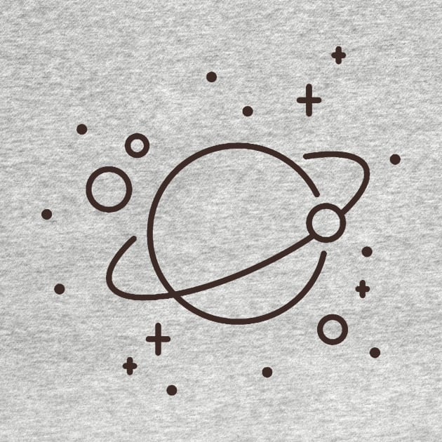 Ringed Planet Line by your.loved.shirts